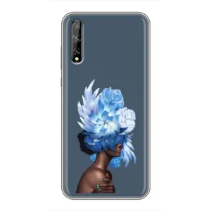 Чехлы (ART) Цветы на Huawei P Smart Pro (VPrint) (Цветы на голове)