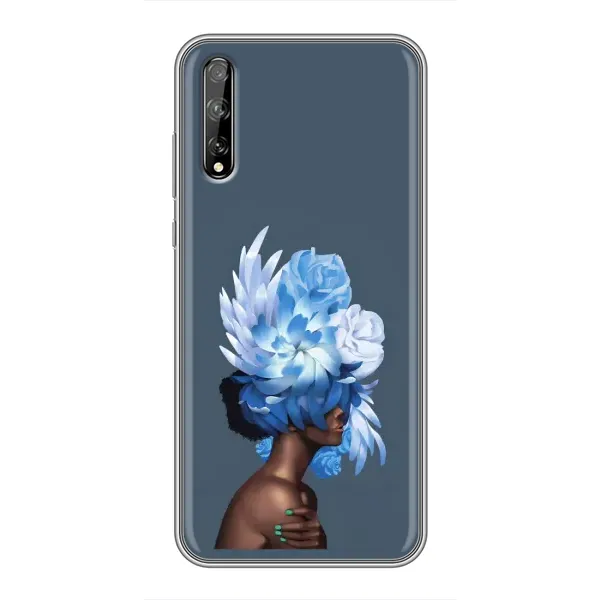 Чехол с принтом «Цветы на голове» для Huawei P Smart Pro