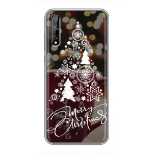 Рождественские Чехлы для Huawei P Smart Pro (VPrint) (Елочка узорная)