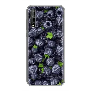 Чехлы с Фруктами для Huawei P Smart Pro (VPrint) (Ежевика)