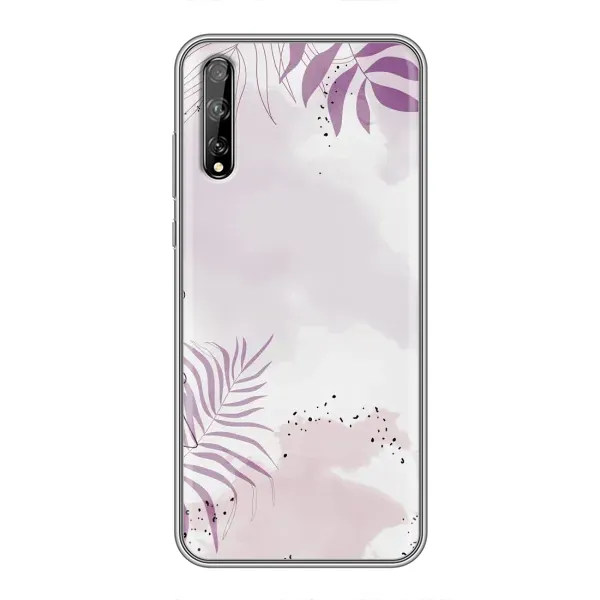 Чехол с принтом «Фиолетовые листья» для Huawei P Smart Pro