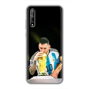 Чехлы для Huawei P Smart Pro (Leo чемпион) (AlphaPrint) (Кубок Месси)