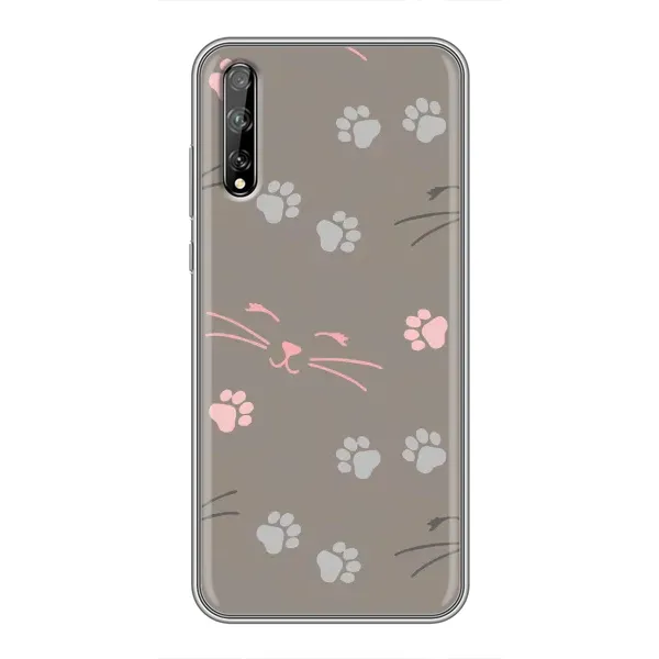 Чехол с принтом «Лапы и усы» для Huawei P Smart Pro Чехол с принтом «Лапы и усы» для Huawei P Smart Pro
