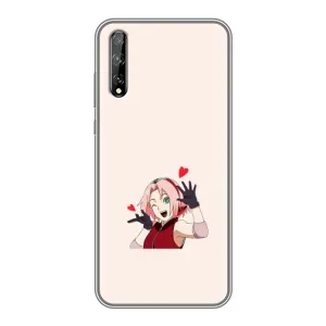 Чехлы Персонажи Аниме Наруто для Huawei P Smart Pro (AlphaPrint) (Лайк Сакура)