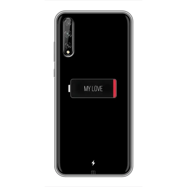 Чехол с принтом «Love battery» для Huawei P Smart Pro