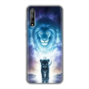Чехол со Львом для Huawei P Smart Pro (VPrint) (Маленький лев)