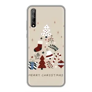 Рождественские Чехлы для Huawei P Smart Pro (VPrint) (Merry Christmas)