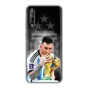 Чехлы для Huawei P Smart Pro (Leo чемпион) (AlphaPrint) (Месси Чемпион)