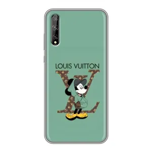 Чехлы Луи Витон для Huawei P Smart Pro (AlphaPrint - LOUIS VUITTON) (Микки Маус LV)