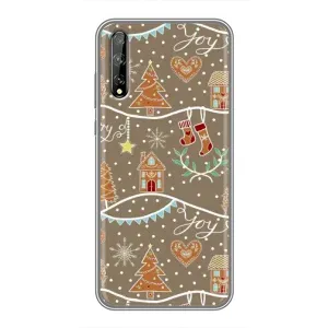 Новогодние, Праздничные Чехлы для Huawei P Smart Pro - 2024 год (Новогодние пряники)