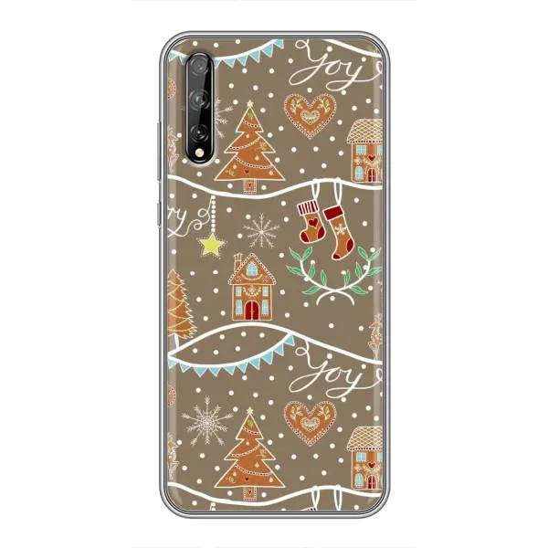 Чехол с принтом «Новогодние пряники» для Huawei P Smart Pro