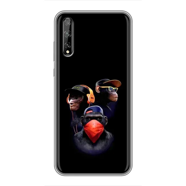 Чохол з принтом «Три мавпи» для Huawei P Smart Pro