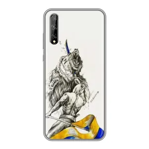 Чехлы Доброго вечора, ми за України для Хуавей Пи Смарт Про (AlphaPrint) (Победа)