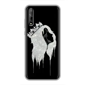 Чехол с Короной Хуавей Пи Смарт Про - (AlphaPrint) (Принцесса)