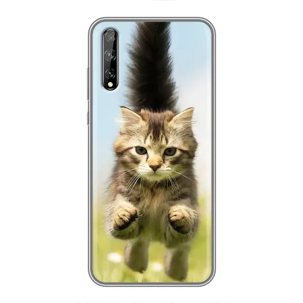 Чехол с принтом «Прыжок кота» для Huawei P Smart Pro