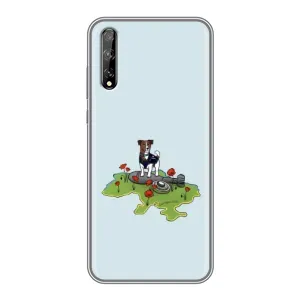 Чехлы с картинкой собаки Патрон для Huawei P Smart Pro (AlphaPrint) (Сапер Пес)