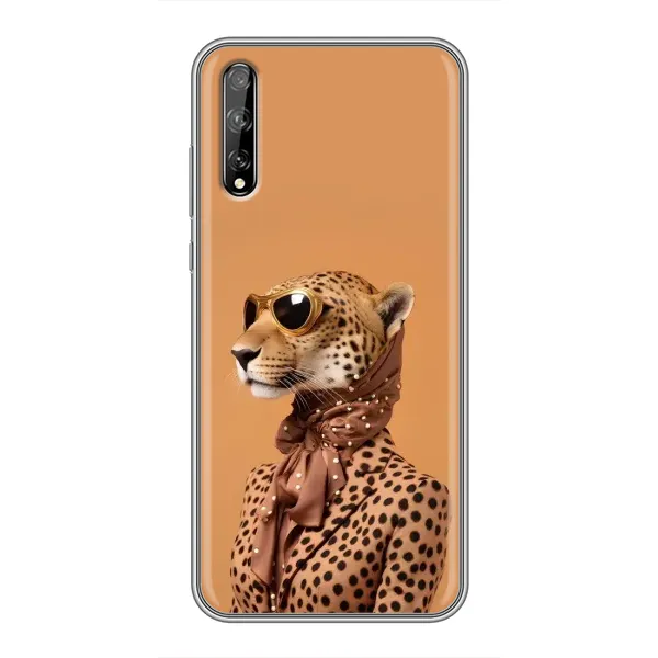 Чохол з принтом «Стильний леопард» для Huawei P Smart Pro