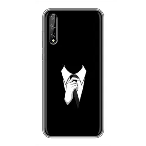 Чехол для Хуавей Пи Смарт Про - (AlphaPrint) с печатью (ТОП продаж) (Стиляга)