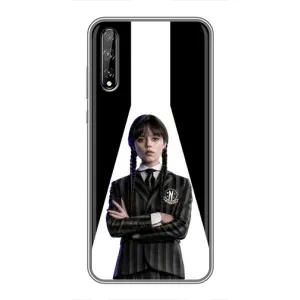 Чехлы Венсдей на Huawei P Smart Pro Уэнсдей (AlphaPrint) (W-Wednesday)