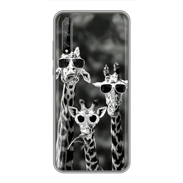 Чехол с принтом «Жирафы в очках» для Huawei P Smart Pro
