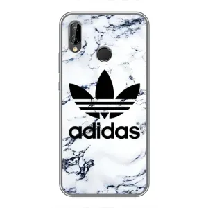 Чехлы Адидас для Huawei P Smart Z/ Y9 Prime 2019 (AlphaPrint) (Адидас на мраморе)