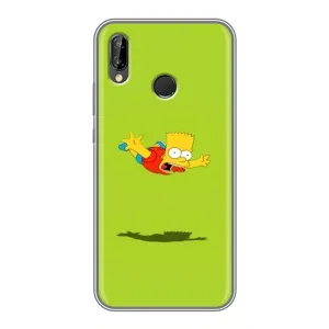 Чехол с Симпсонами для Huawei P Smart Z/ Y9 Prime 2019 (VPrint) (Барт Симпсон)