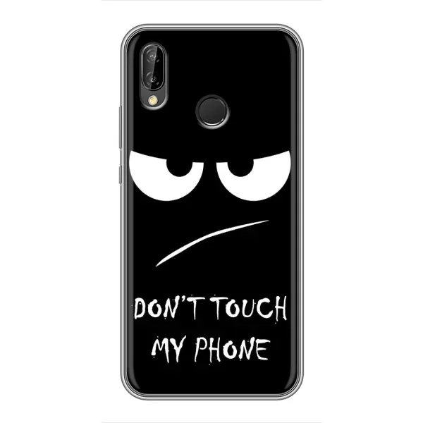 Чехол с принтом «Dont Touch» для Huawei P Smart Z / Y9 Prime 2019