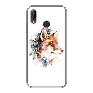 Чехлы с картинкой Лисички для Huawei P Smart Z/ Y9 Prime 2019 (VPrint) (Лисичка в цветочках)