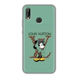 Чехлы Луи Витон для Huawei P Smart Z/ Y9 Prime 2019 (AlphaPrint - LOUIS VUITTON) (Микки Маус LV)