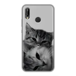 Чехол с рисунком кот на Huawei P Smart Z/ Y9 Prime 2019 (Пара котов)