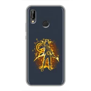 Naruto Anime Чехлы для Хуавей Пи Смарт З (AlphaPrint) (золотой Наруто)