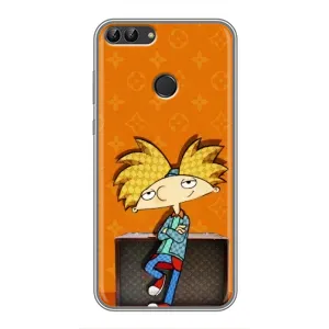 Брендновые Чехлы для Huawei P Smart, Enjoy 7s, FIG-LA1 - (PREMIUMPrint) (Арнольд)
