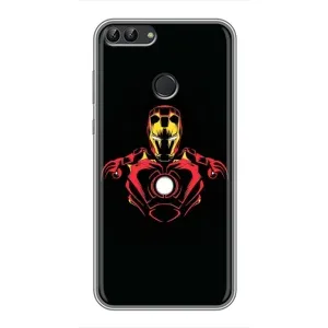 Чехлы с героями Марвел Huawei P Smart, Enjoy 7s, FIG-LA1 (VPrint) (Человек железный)