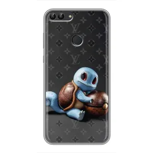 Брендновые Чехлы для Huawei P Smart, Enjoy 7s, FIG-LA1 - (PREMIUMPrint) (Черепашка)