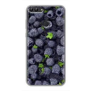 Чехлы с Фруктами для Huawei P Smart, Enjoy 7s, FIG-LA1 (VPrint) (Ежевика)