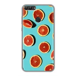Чехлы с Фруктами для Huawei P Smart, Enjoy 7s, FIG-LA1 (VPrint) (Грейпфрут)