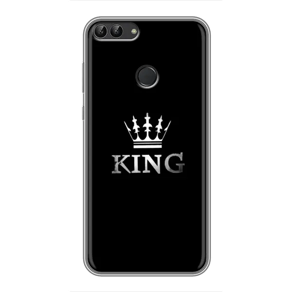 Чехол с принтом «KING» для Huawei P Smart (Enjoy 7s, FIG-LA1)