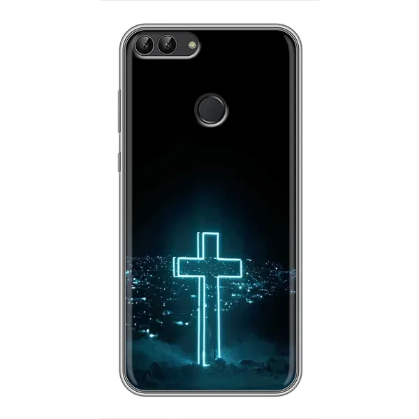 Чохол з принтом «Хрест і місто» для Huawei P Smart (Enjoy 7s, FIG-LA1)