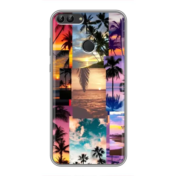 Чехол с принтом «Летний отпуск» для Huawei P Smart (Enjoy 7s, FIG-LA1)