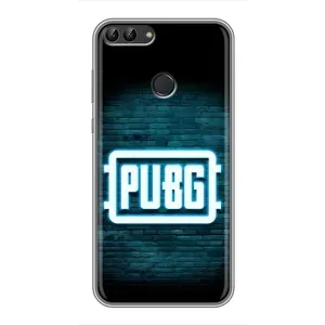 Чехол PUBG для Хуавей П Смарт (AlphaPrint) (Лого PUBG)