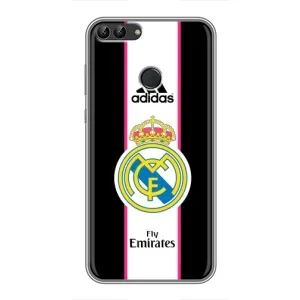 Чехол для Huawei P Smart, Enjoy 7s, FIG-LA1 с принтом (Лого Real Madrid)