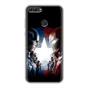 Чехлы с героями Марвел Huawei P Smart, Enjoy 7s, FIG-LA1 (VPrint) (Марвел стайл)