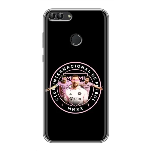 Чехол с принтом «Месси в лого» для Huawei P Smart (Enjoy 7s, FIG-LA1)