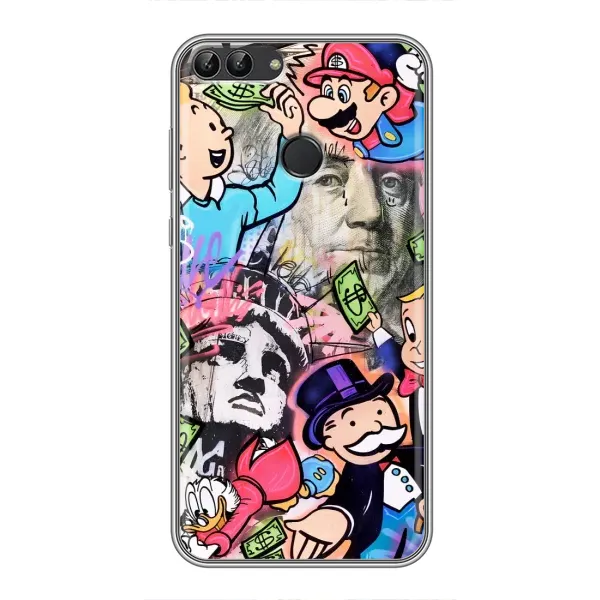 Чехол с принтом «Monopoly man» для Huawei P Smart (Enjoy 7s, FIG-LA1)