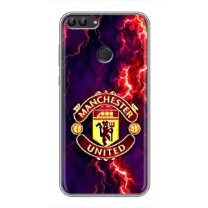 Чехол Манчестер Юнайтед для Хуавей П Смарт (AlphaPrint) (огненный Манчестер)