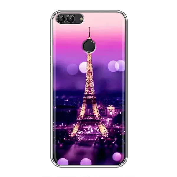 Чехол с принтом «Париж Башня» для Huawei P Smart (Enjoy 7s, FIG-LA1)