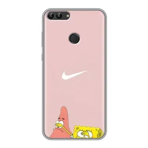 Чехол с принтом «Патрик и Губка» для Huawei P Smart (Enjoy 7s, FIG-LA1)