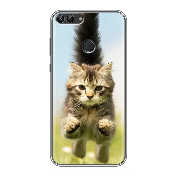 Чехол с принтом «Прыжок кота» для Huawei P Smart (Enjoy 7s, FIG-LA1) Чехол с принтом «Прыжок кота» для Huawei P Smart (Enjoy 7s, FIG-LA1)