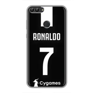 Чехол Криштиану Роналду для Huawei P Smart, Enjoy 7s, FIG-LA1 (AlphaPrint) (RONALDO 7)