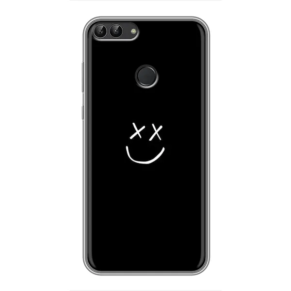 Чехол с принтом «Смайл» для Huawei P Smart (Enjoy 7s, FIG-LA1)